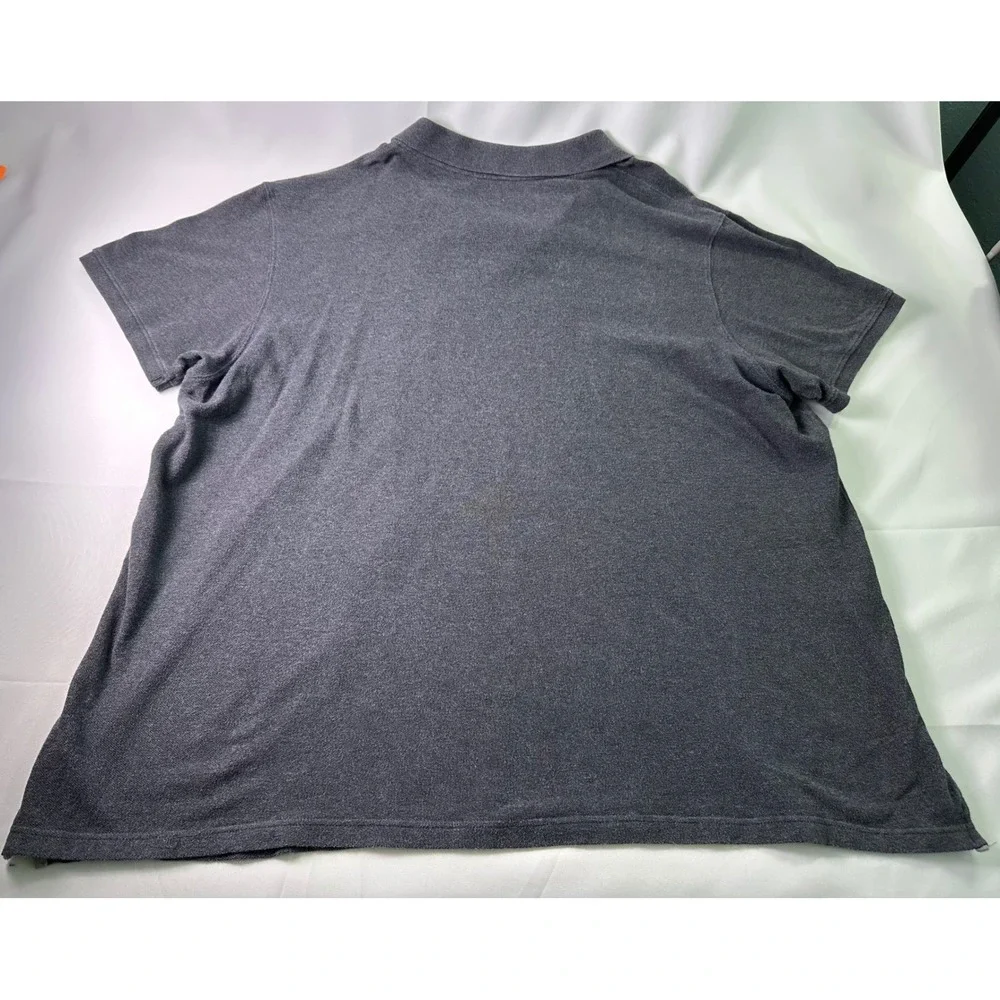 Disney‎ Parks Mickey Mouse Polo Shirt Mens 2XL Relaxed Fit Gray Adult